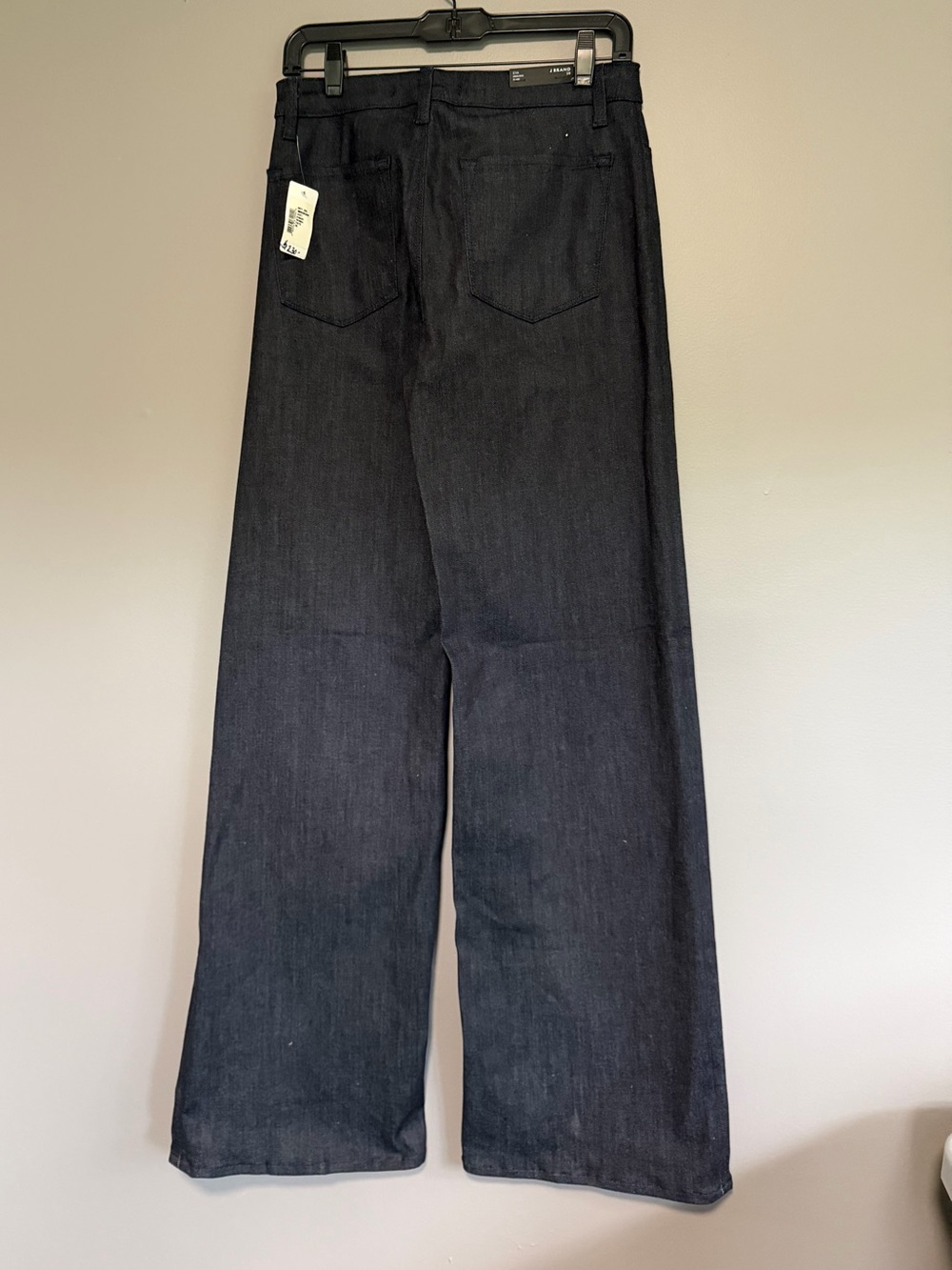 J Brand Eva High Rise Flare Jeans 28 Dark Wash Long Wide Leg Denim - Picture 5 of 11